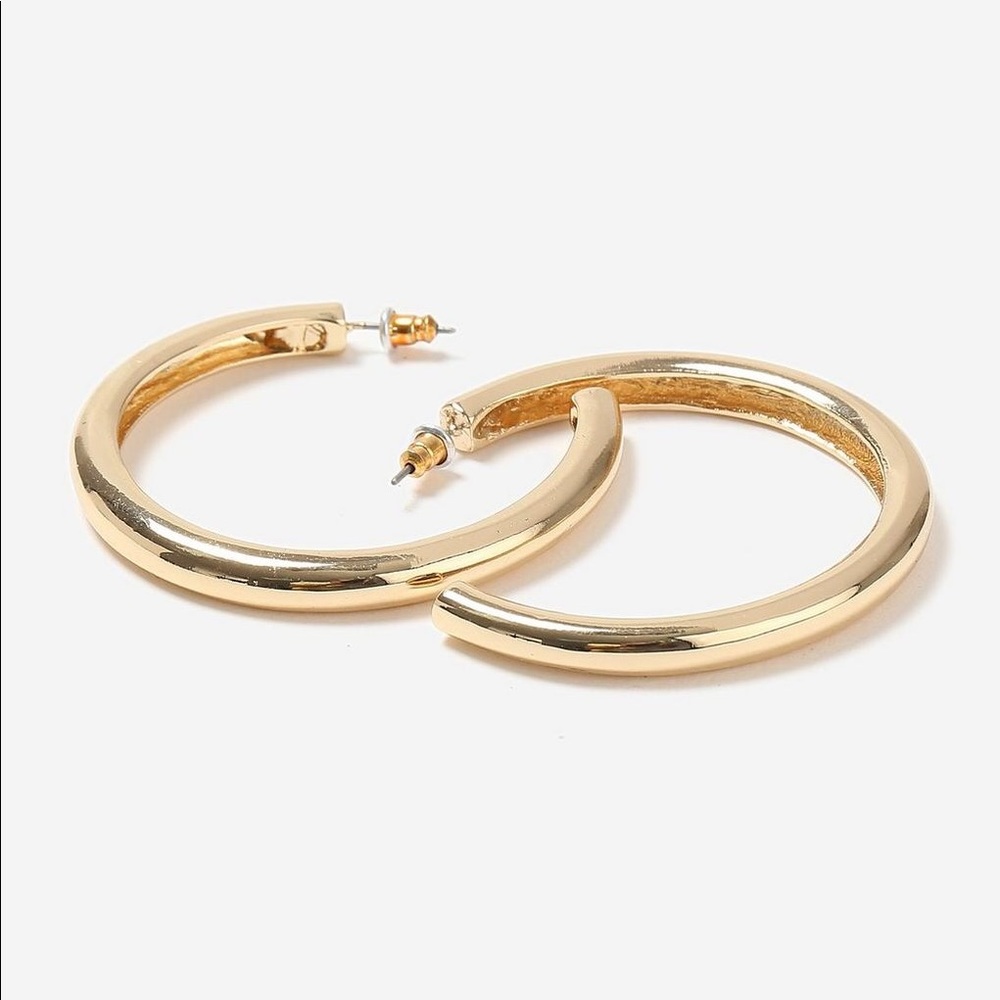 Topshop Tube Thick Hoop Earrings